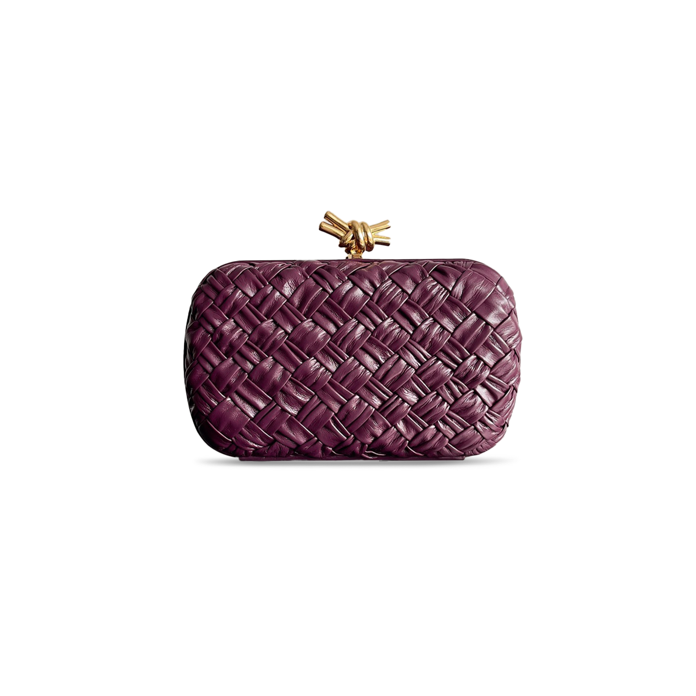 bo*te*ga Ve*ne*ta knot minaudiÈre clutch 717622v2h416183 (20.5*12.5*6cm)